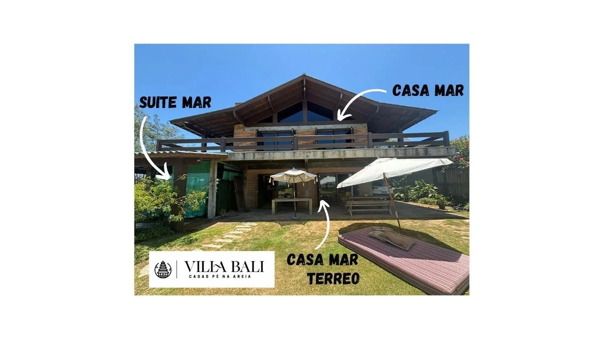 Vakantiehuis Villa Bali Casas Pe Na Areia Barra de Ibiraquera