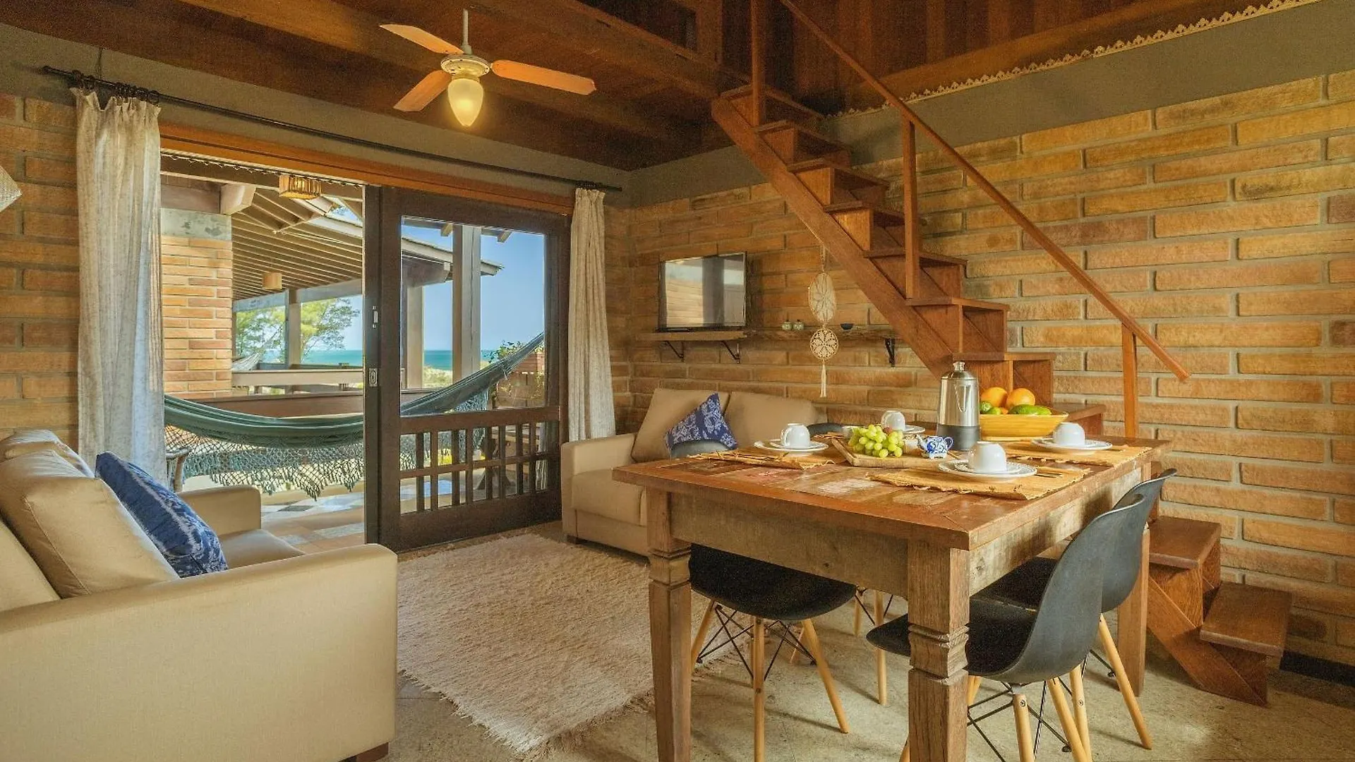 Villa Bali Casas Pe Na Areia Barra de Ibiraquera Vakantiehuis